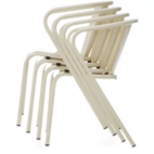 Original "Goncalo" Chair Metal Oyster White