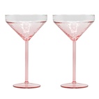 Claude Cocktailglas Rosa 2-pack