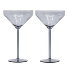 Claude Cocktailglas Grå 2-pack
