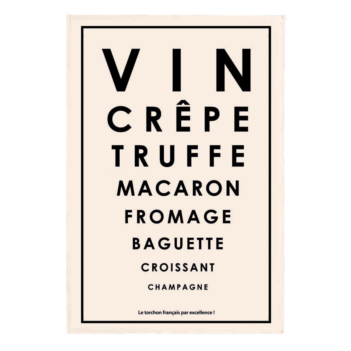 Kökshandduk syntest Delikatesser 48x72