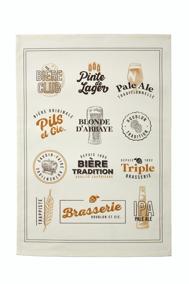 Kökshandduk  Brasserie Beer 50x75