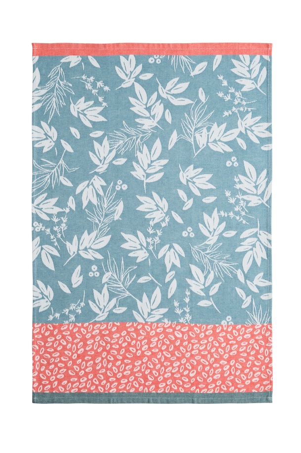 Kitchen Towel Feuillage Bleu