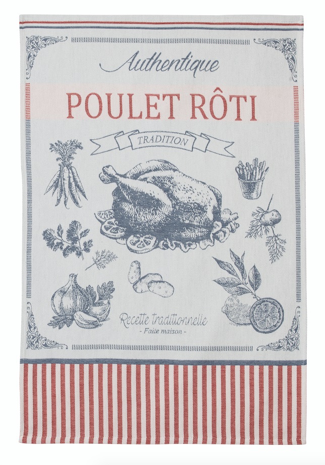 Kökshandduk Poulet Rôti 50x75