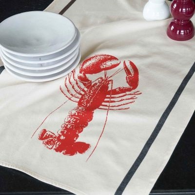 Kökshandduk Lobster Röd 50x70