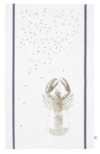 Kökshandduk Lobster Guld 50x70