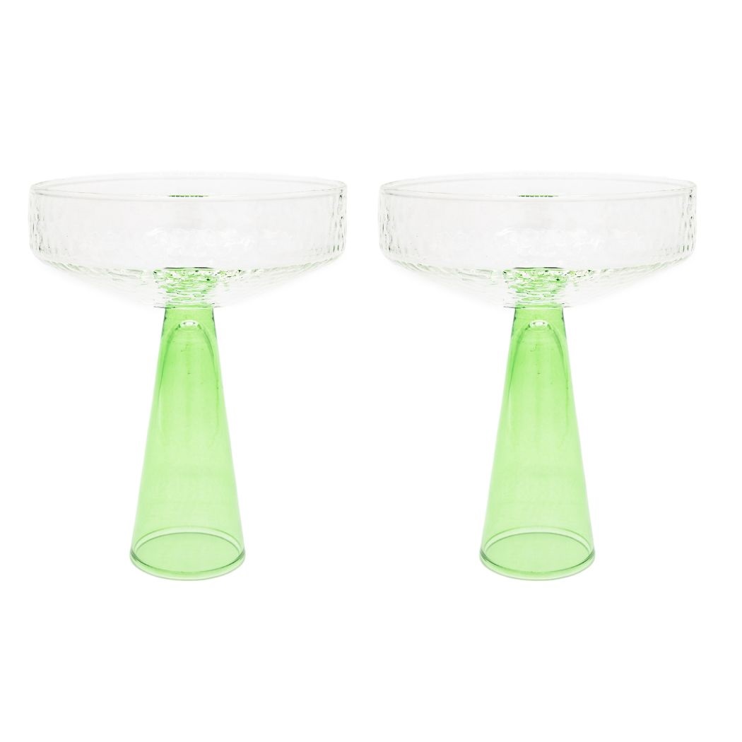 Claude Coupe Clear/Green 2-pack