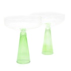 Claude Coupe Clear/Green 2-pack