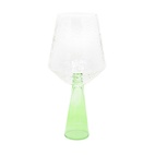 Claude Wine Glass Clear/Green 2-pack