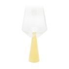 Claude Wine Glass Clear/Yellow 2-pack