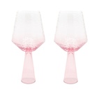 Claude Wine Glass Pink 2-pack