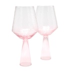Claude Wine Glass Pink 2-pack