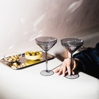Claude Cocktailglas Grå 2-pack