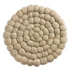 Grytunderlägg Brian Recycled Naturel Ø 20