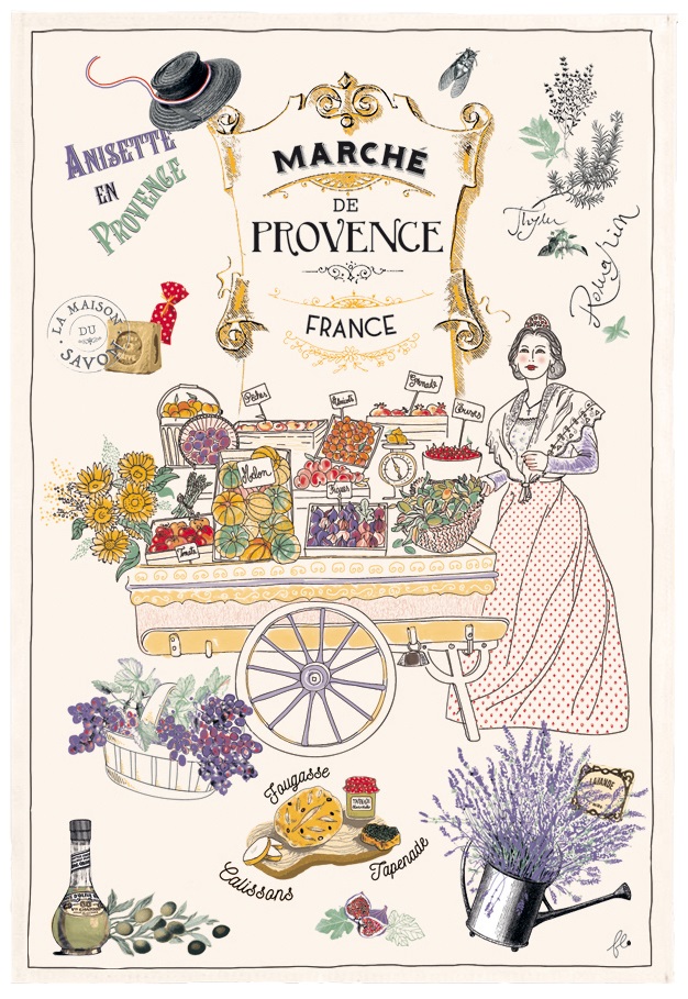 Kitchen Towel Marche de Provance