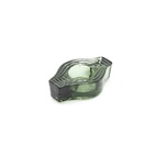 Tea Light Holder, Infinite Round, smokey green