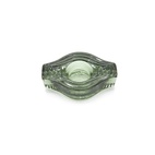 Tea Light Holder, Infinite Round, smokey green