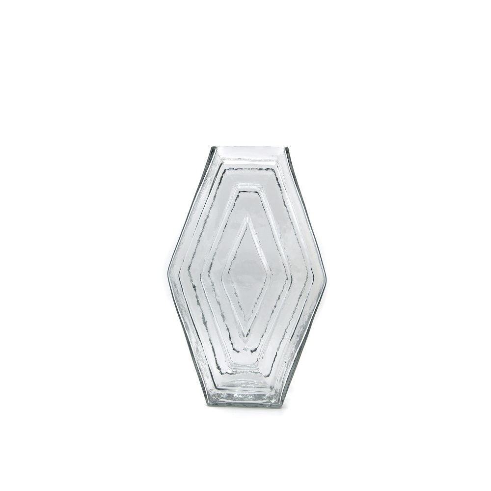 Vase small, Infinite Hexagon, clear