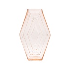 Vase small, Infinite Hexagon, blush pink