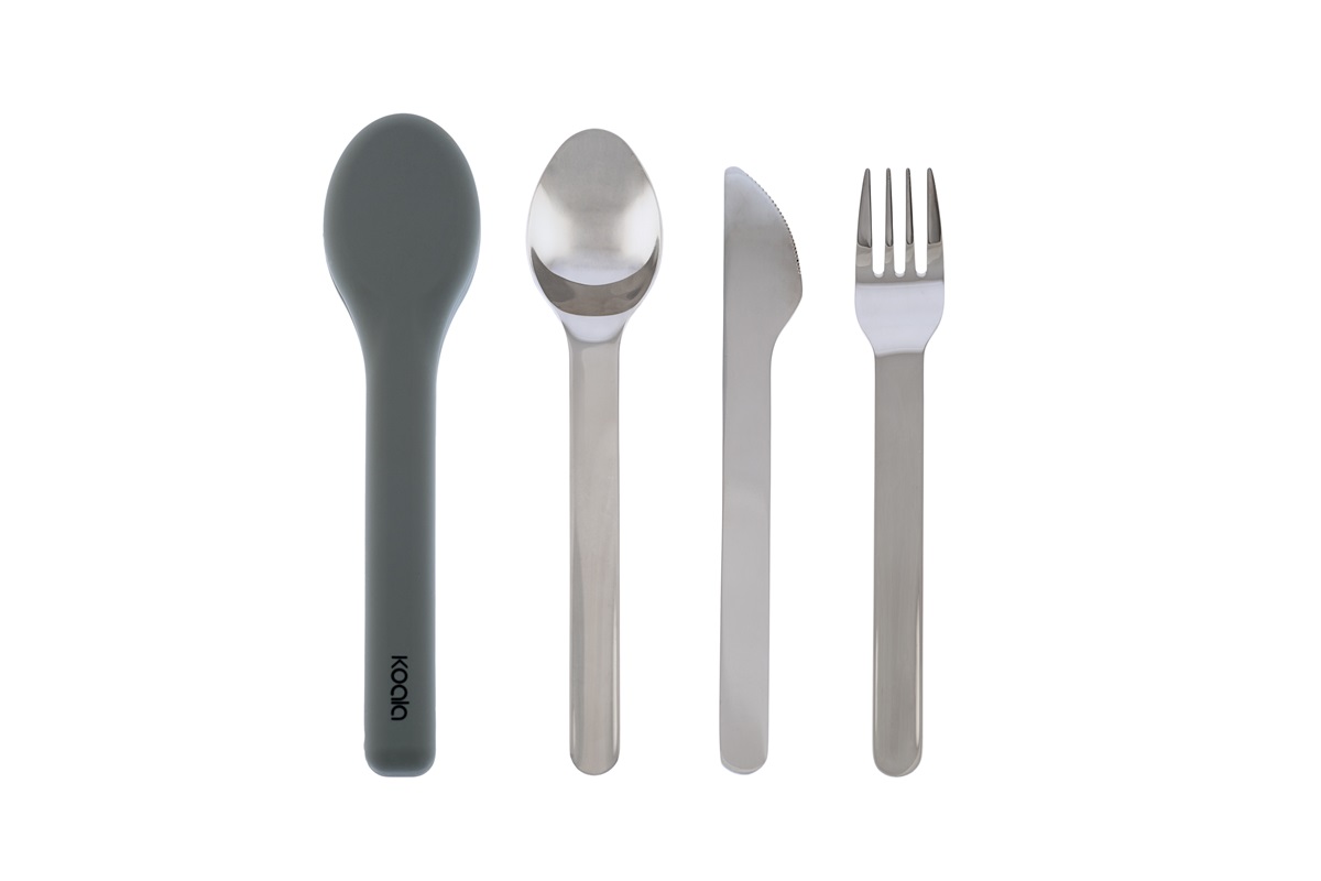 Bestick Set i silikonfodral