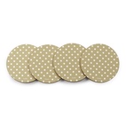 Coasters Cork Beige Dots