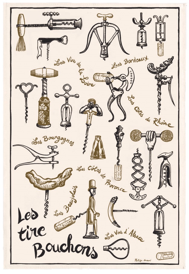 Kökshandduk Tire-Bouchons 48x72