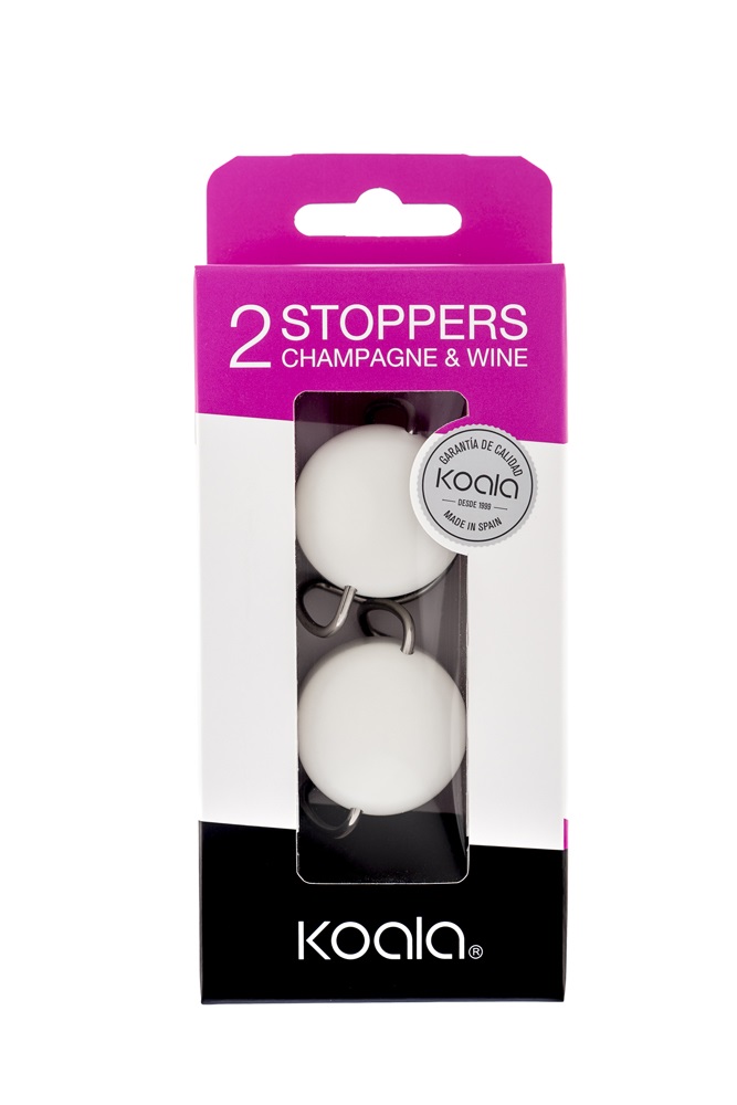 Champagne stopper Vit 2-pack
