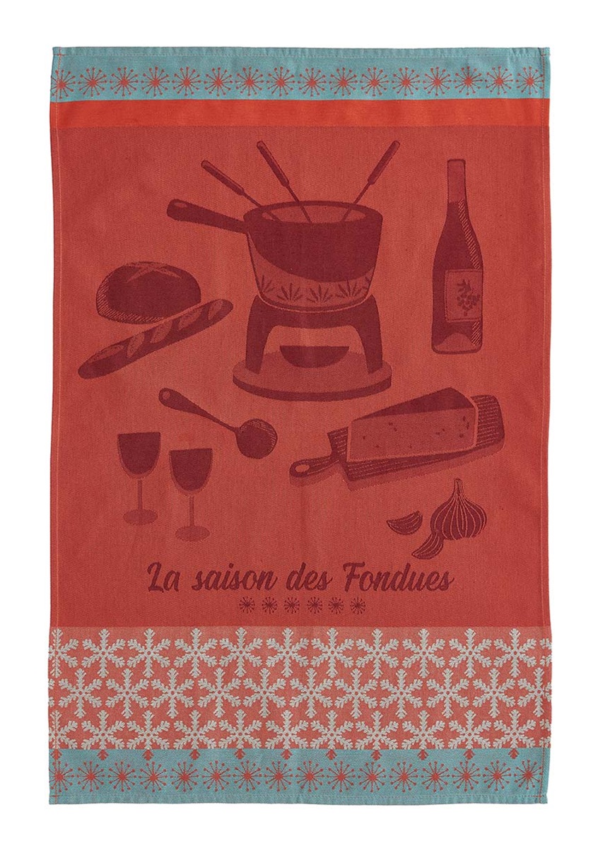 Kökshandduk La Saison de Fondues 50x75