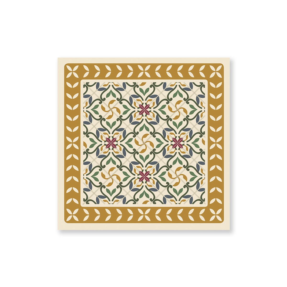 Coaster CAMPIGLIO Yellow 4-pcs