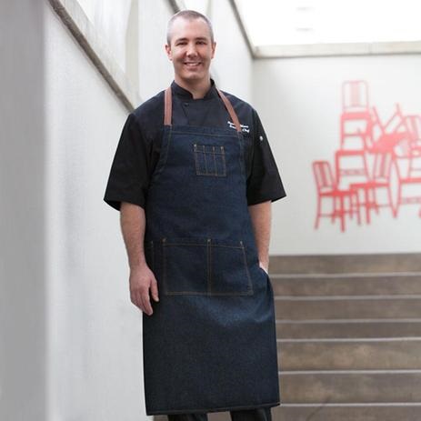 MEMPHIS Adjustable Chefs BiB Indigo Blue