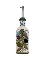 Olivoljeflaska keramik Olives Square 250 ml