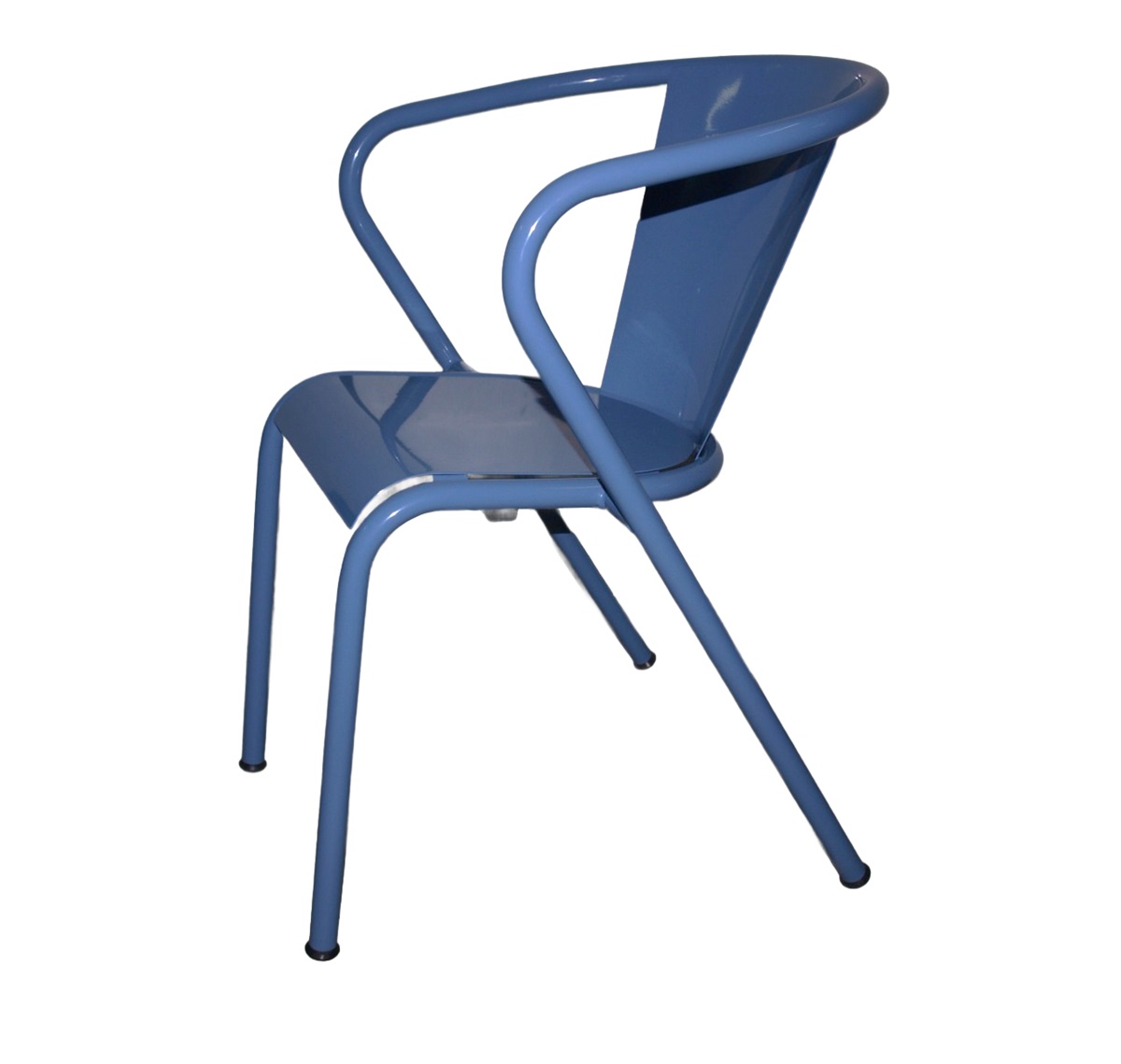 Original "Goncalo" Chair Metal Pigeon Blue