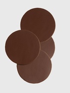 Coaster Mistral Cognac Round Ø10 cm 4-pack