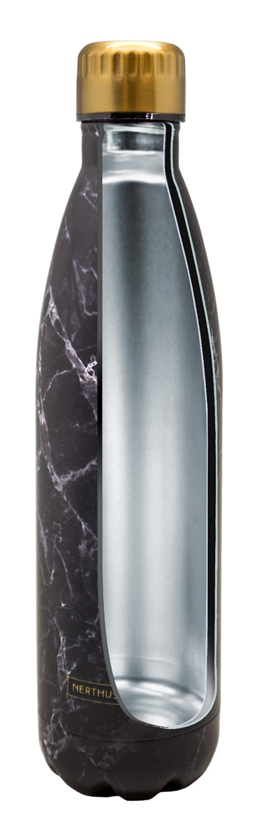 Botella marmol negro 750 ml de doble pared