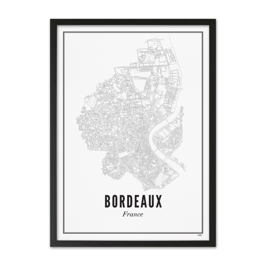 Wine Region - Bordeaux 50x70