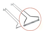 Glasrack 30 cm Chrome