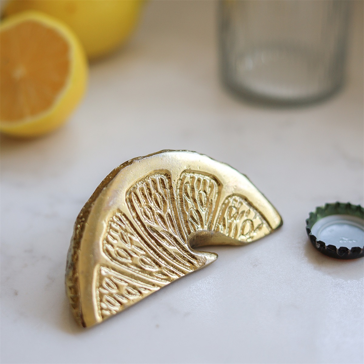 Kapsyköppnare Lemon Guld