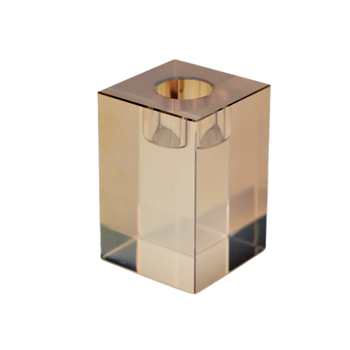 Mave Crystal Cube Candle Holder M
