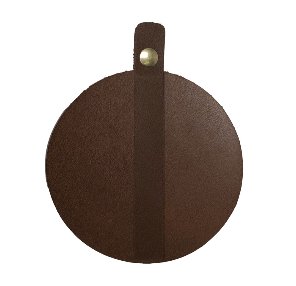 Coaster Buffalo brun Ø10 cm 4-pack