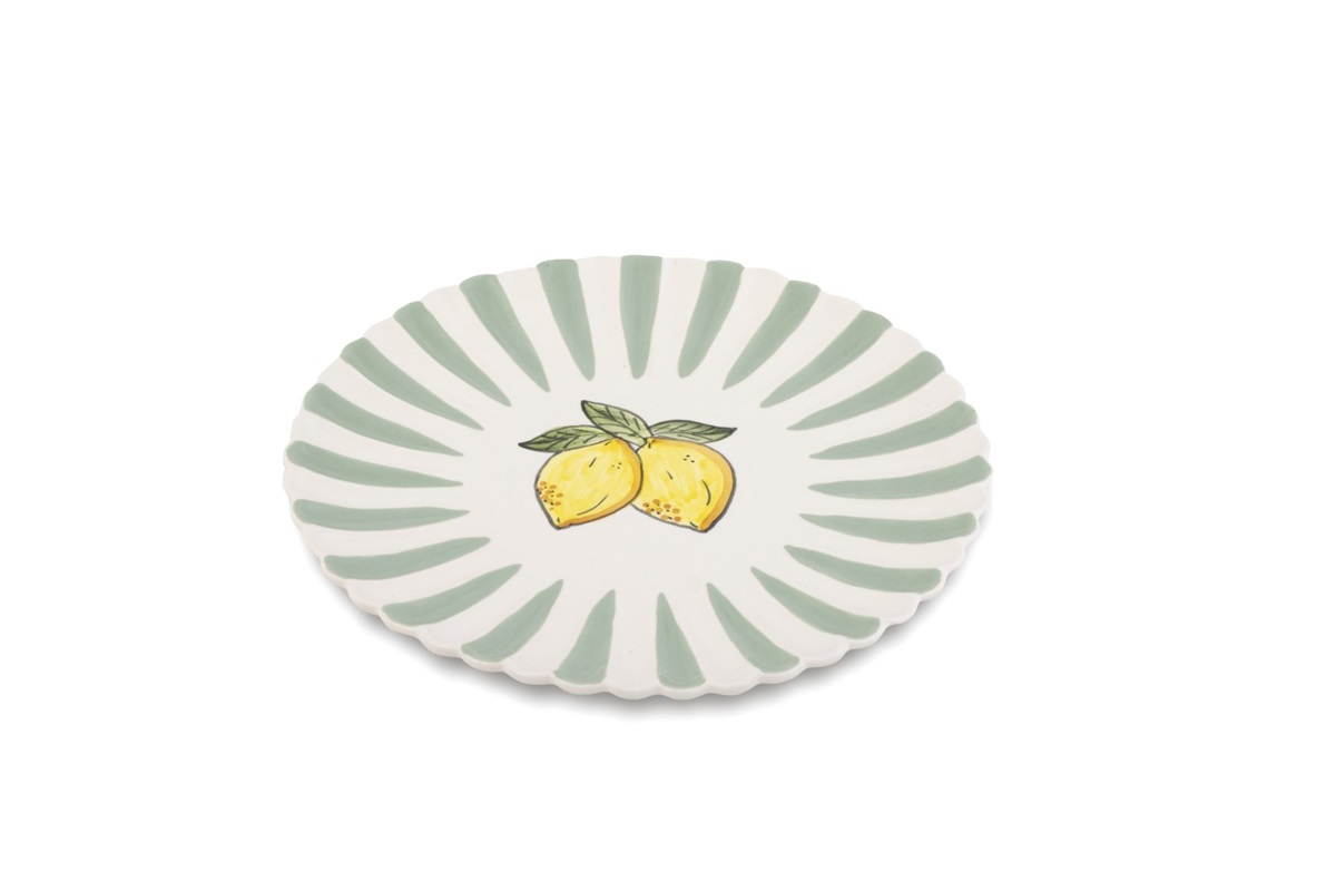 Plate Coquille ø 28 Lemons