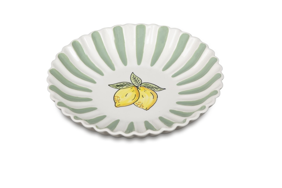 Plate Coquille Deep ø 24 Lemon