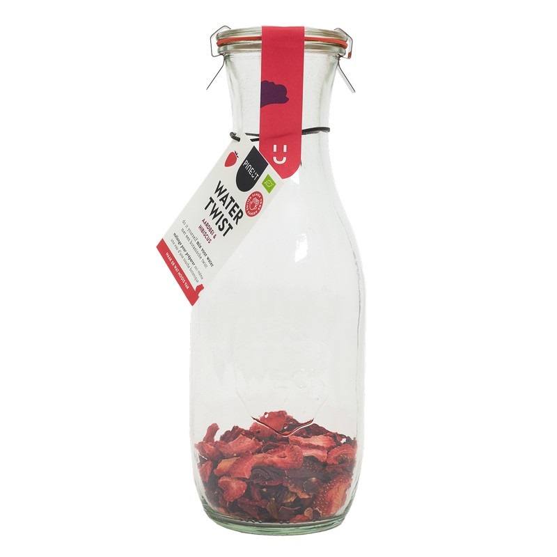 Pineut Watertwist | Carafe | Strawberry Hibiscus BIO