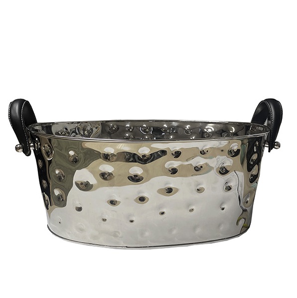 Polo champagneskål med svarta handtag