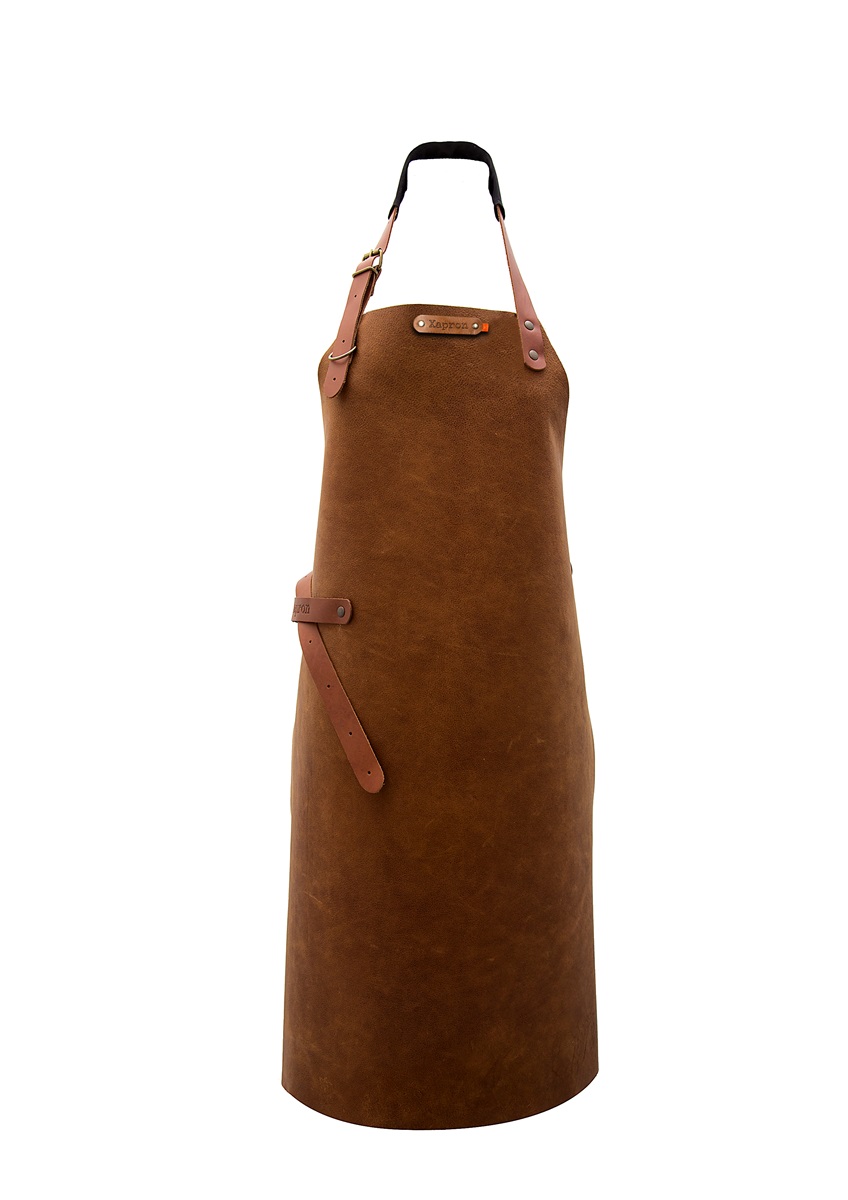 Skinnförkläde Utah Rust 89 XL