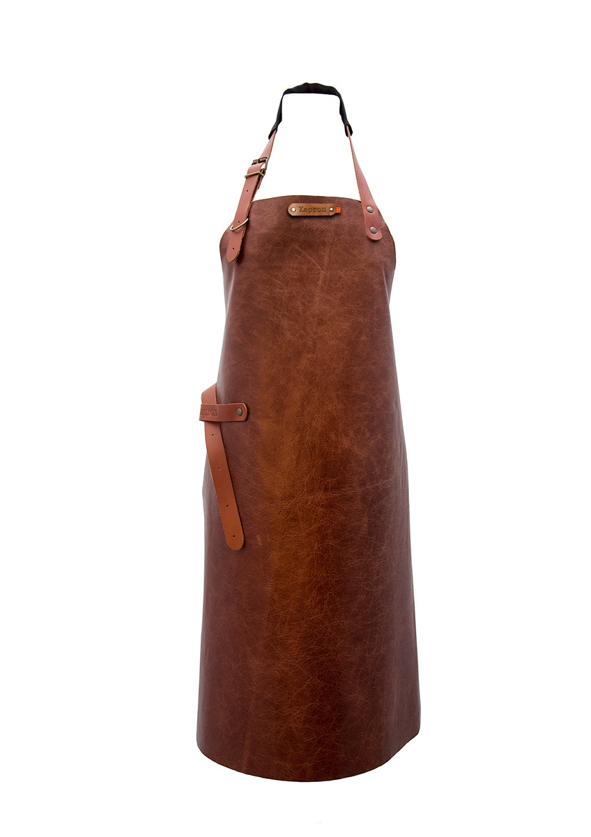 Skinnförkläde New York Cognac 89 cm