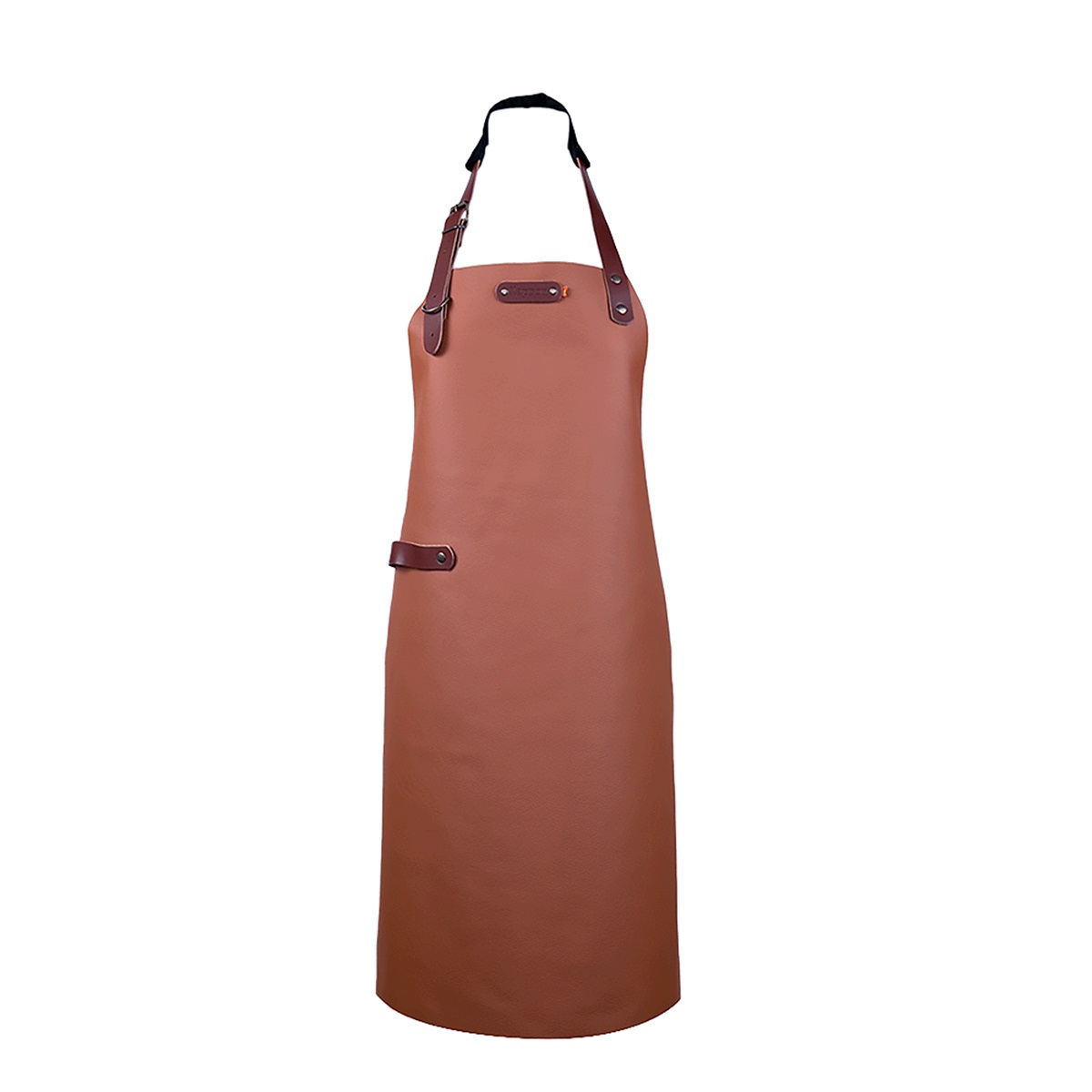 Skinnförkläde Bovine Cognac 89 cm