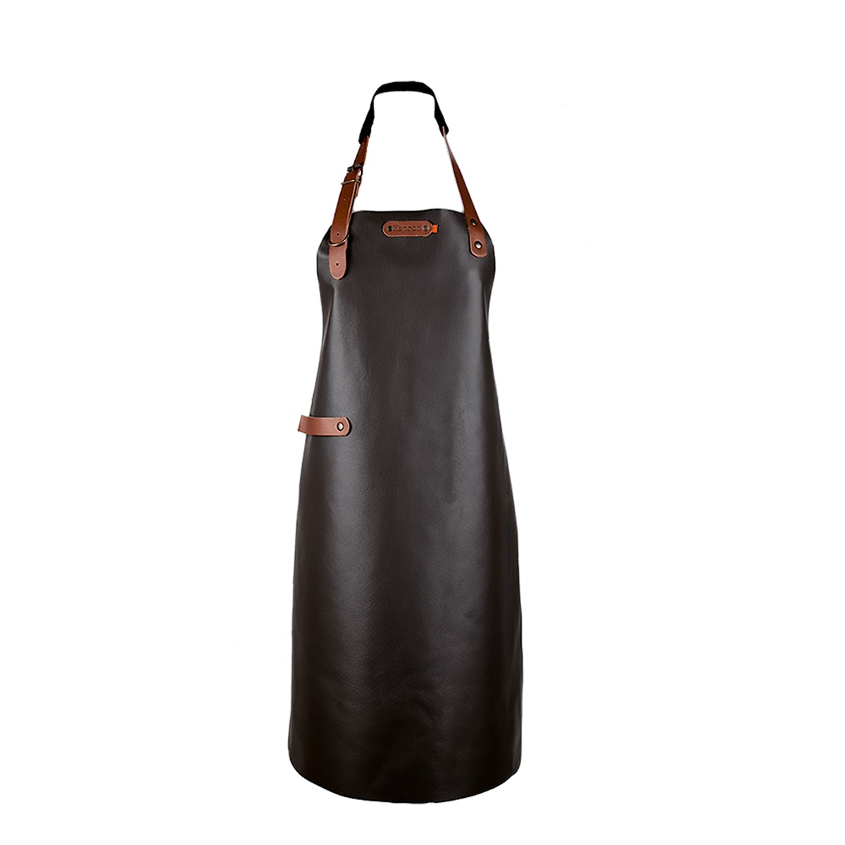 Skinnförkläde Bovine Brun 89 cm