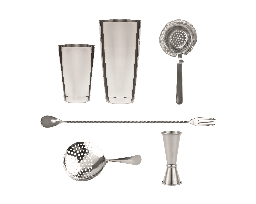 Cocktailset Speakeasy rostfritt 5 delar