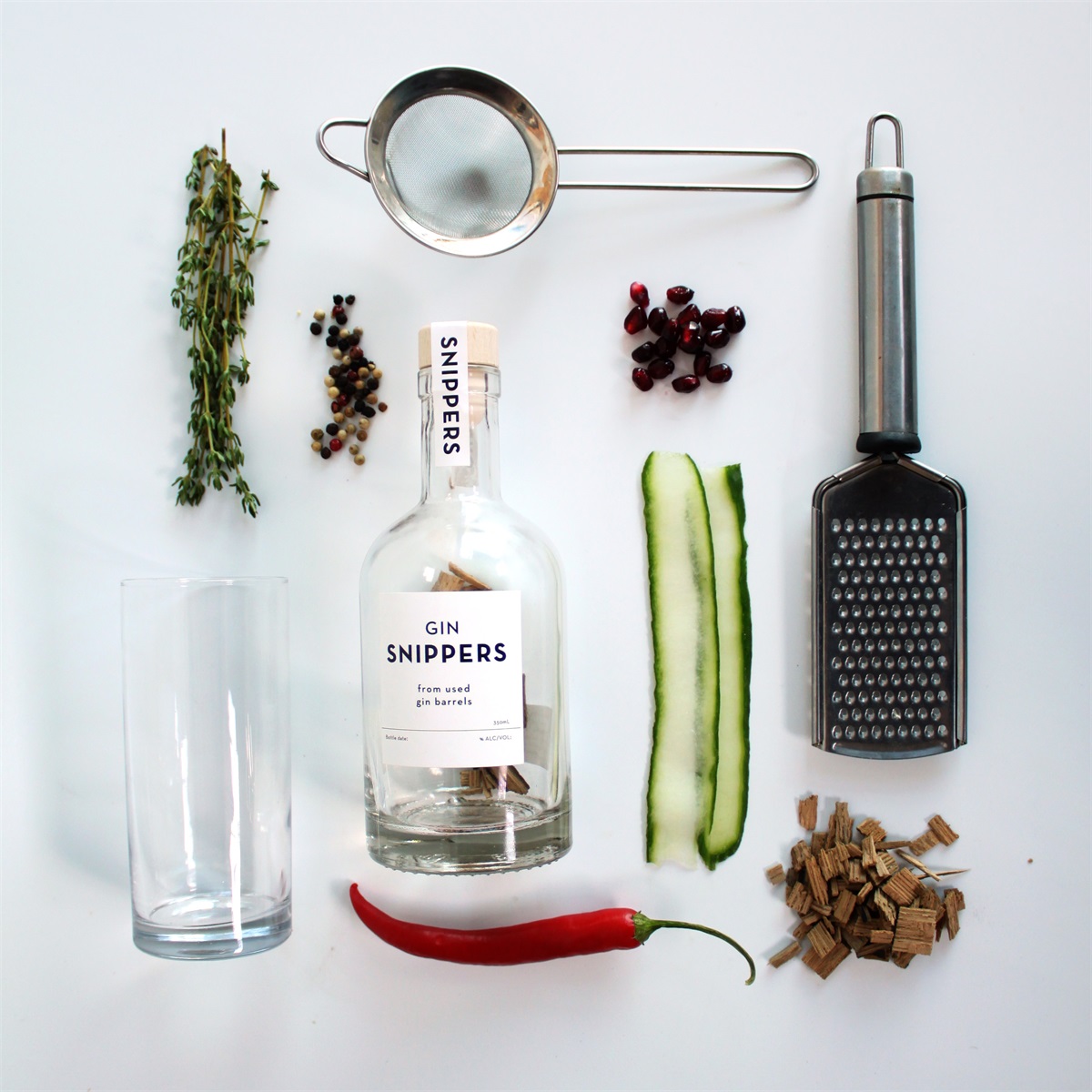 Snippers Originals Gin, 350 ML