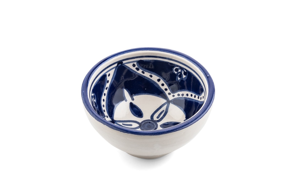 Bowl 6 Blue Fond
