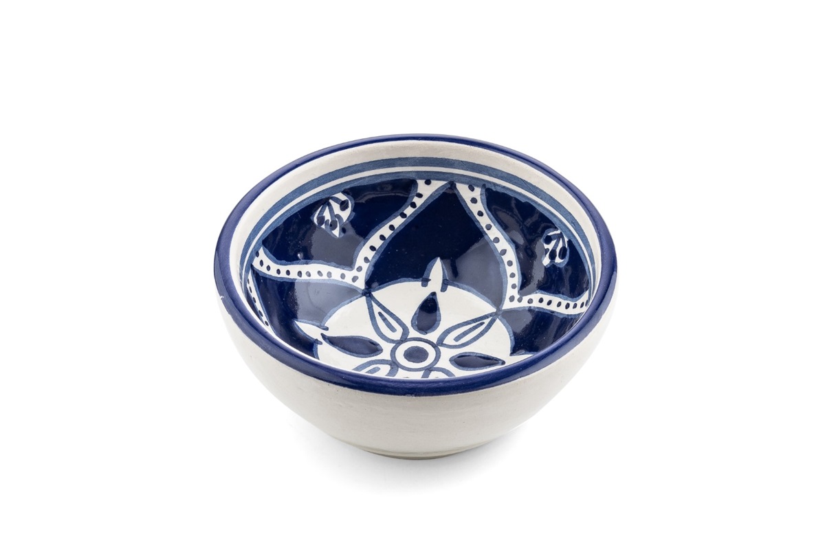 Bowl 10 Blue Fond